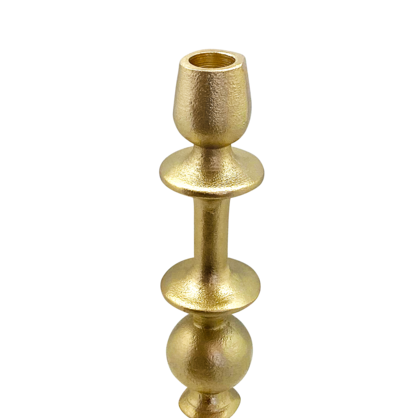Noel Candle Stand Small Gold 9 x 9 x 34cm