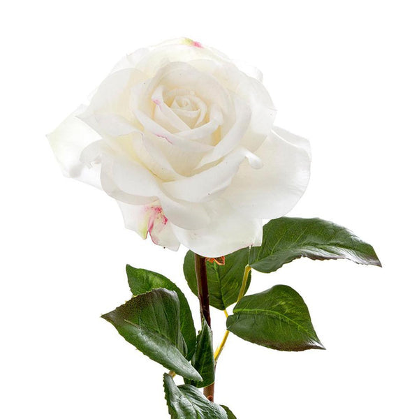 Stella Real Touch Rose Stem 50 cm White