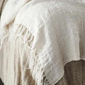 Bedouin Oversized Line Throw Ivory