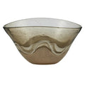 Broome Glass Bowl 30x21x16cm Nat