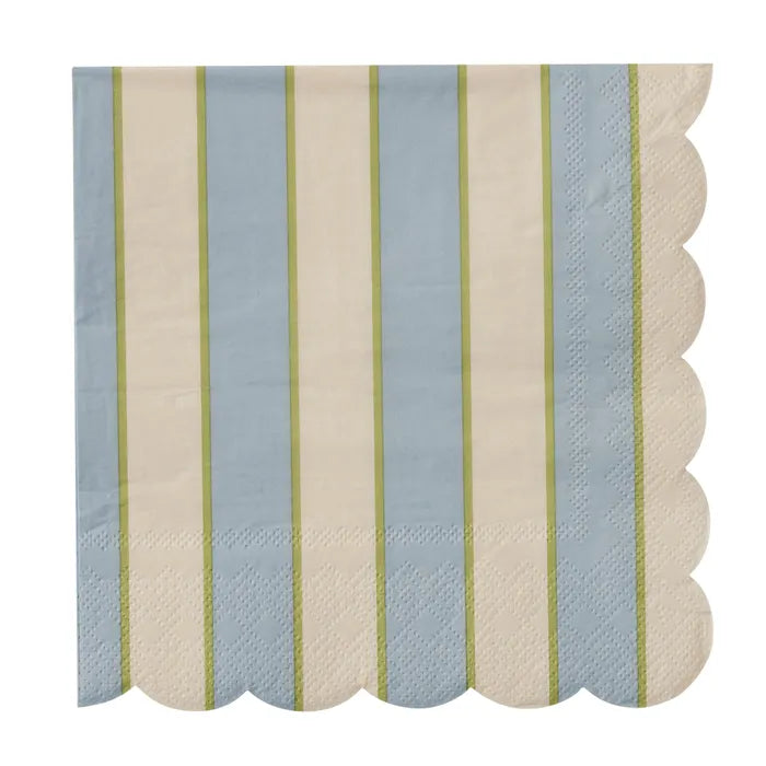 Carnival Blue/Ivory Napkin