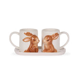 Ceramic Bunnies Mug Set