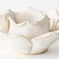 Claudia Candle Holder  White
