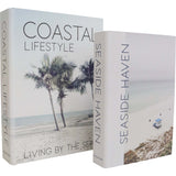 Large Coastal Haven Coffee Table Book - Set of 2