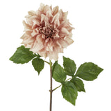 Dried Look Dahlia Stem 61 cm Light Pink