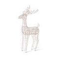 Dazzle Light Up Deer Large