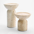 Eko Candle Stand  Travertine