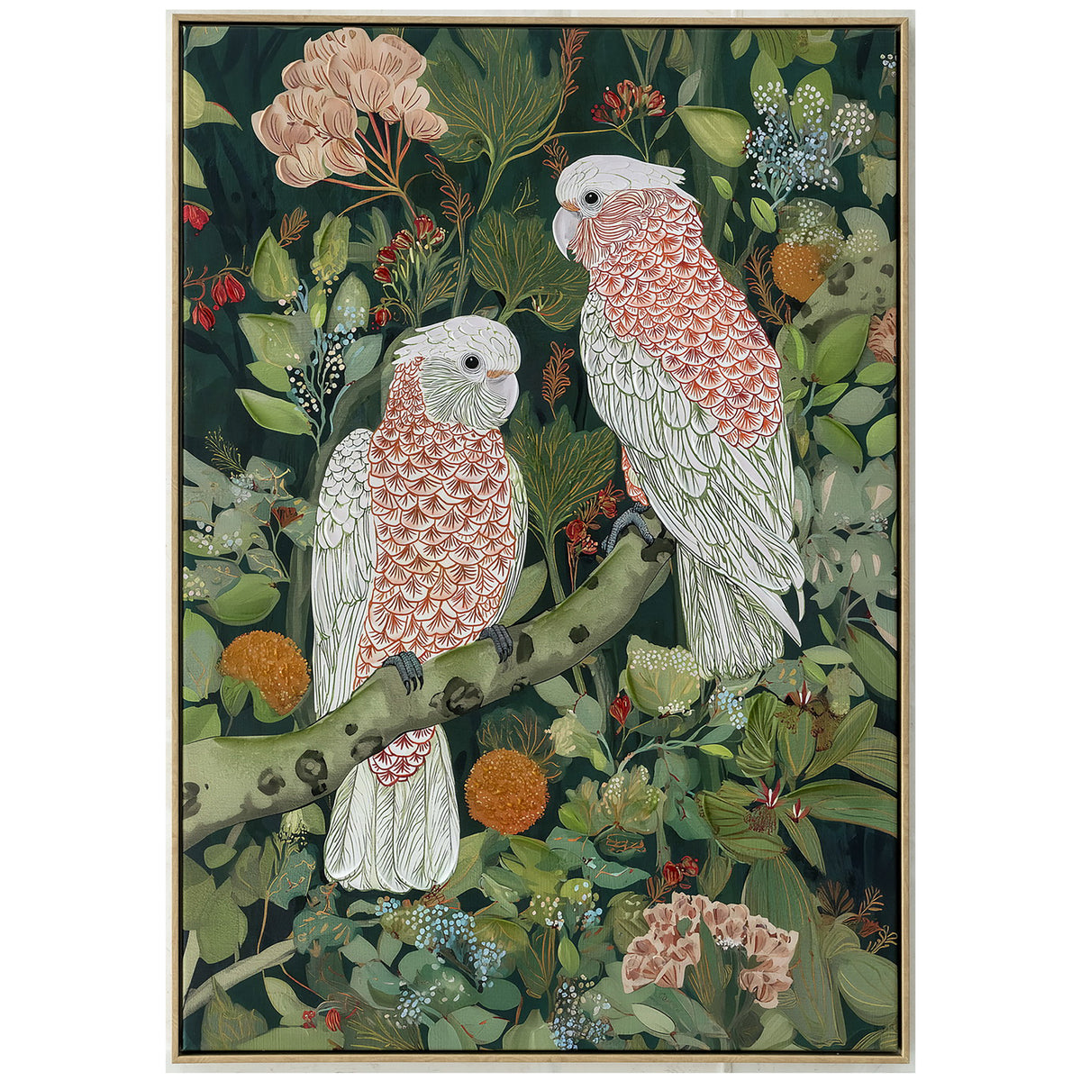 Feather Together Painting 73cm x 103cm