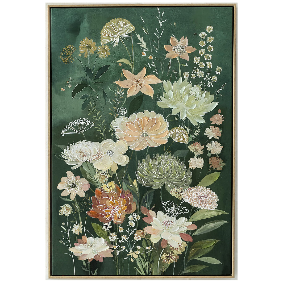 Flower Shower Painting 63cm x 93 cm