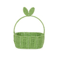 Green Oval Bunny Basket