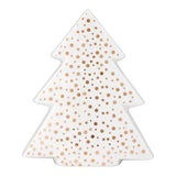 White & Gold Tree Decoration Tall