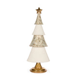 Ivory & Gold Layered Tree