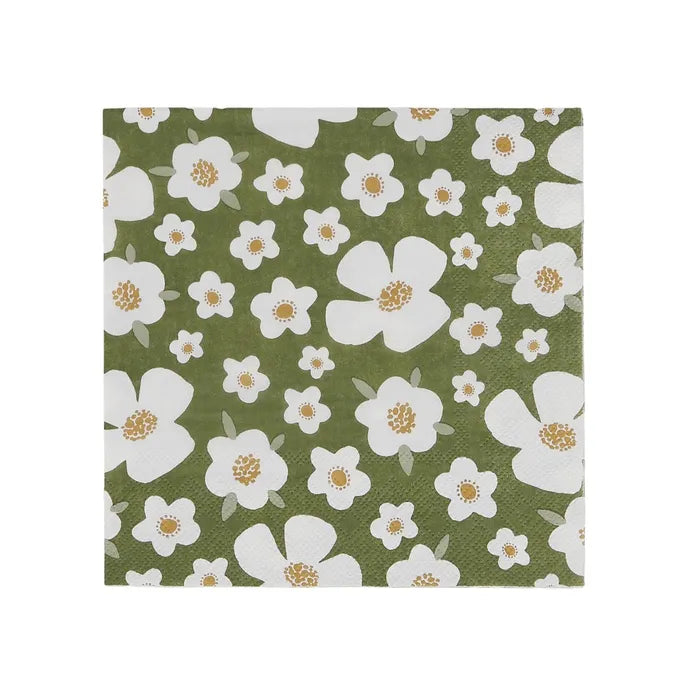 Katy 20pk 3 Ply 33cm Napkin Olive Green