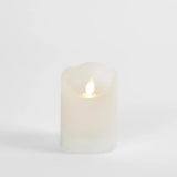 LED Battery Operated Wax Flameless Candle  Wh