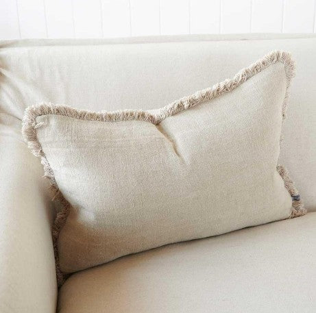 Luca Boho Linen - Natural 40 x 60 cm