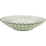 Glass Bowl - Moss - Gold