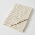 Natural Weave Knit Blanket