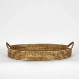 Paume Rattan Oval Tray Natural