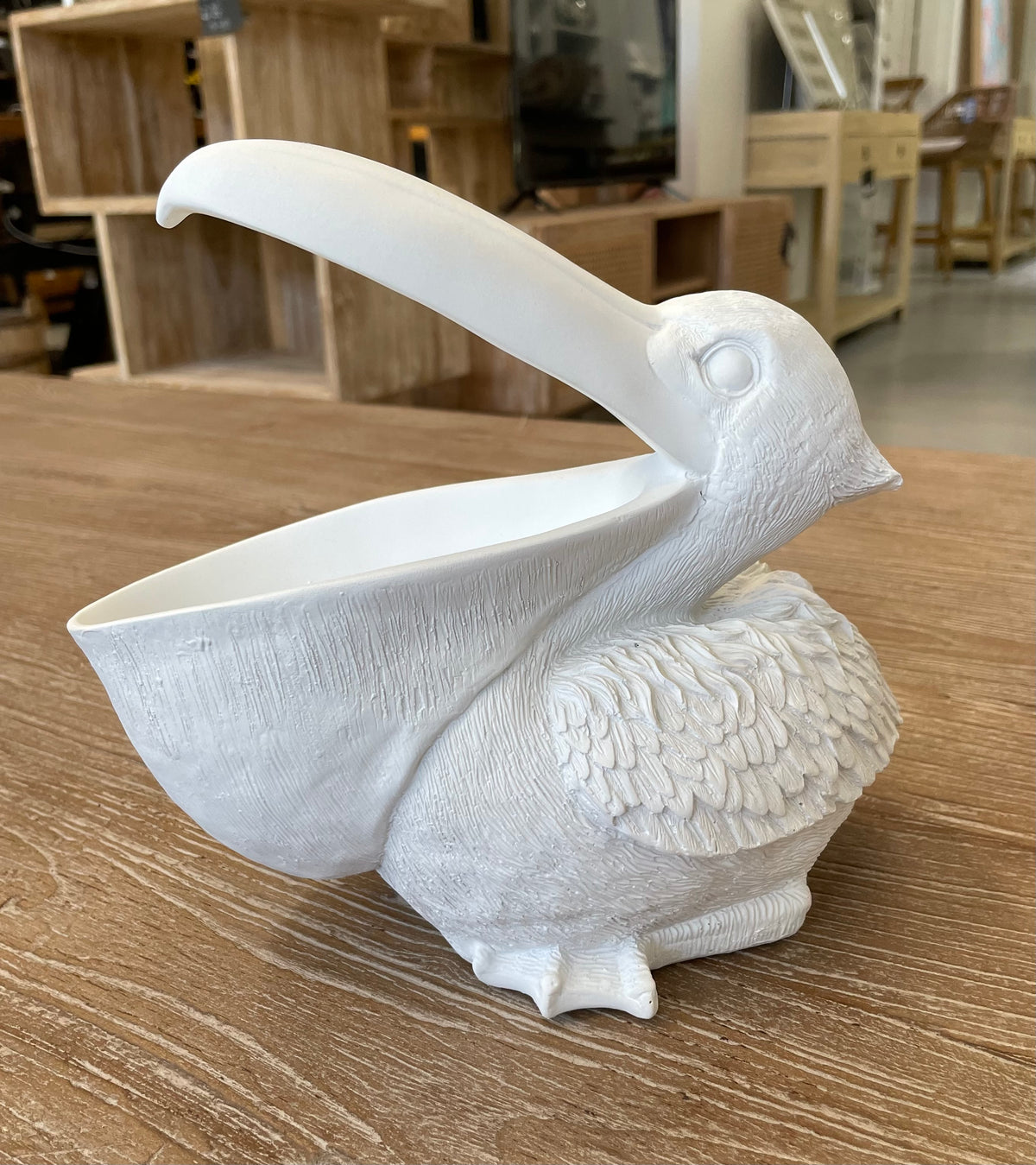 Percy Pelican Bowl - White