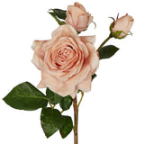 Olivia Bud Real Touch Rose Stem 53 cm Blush