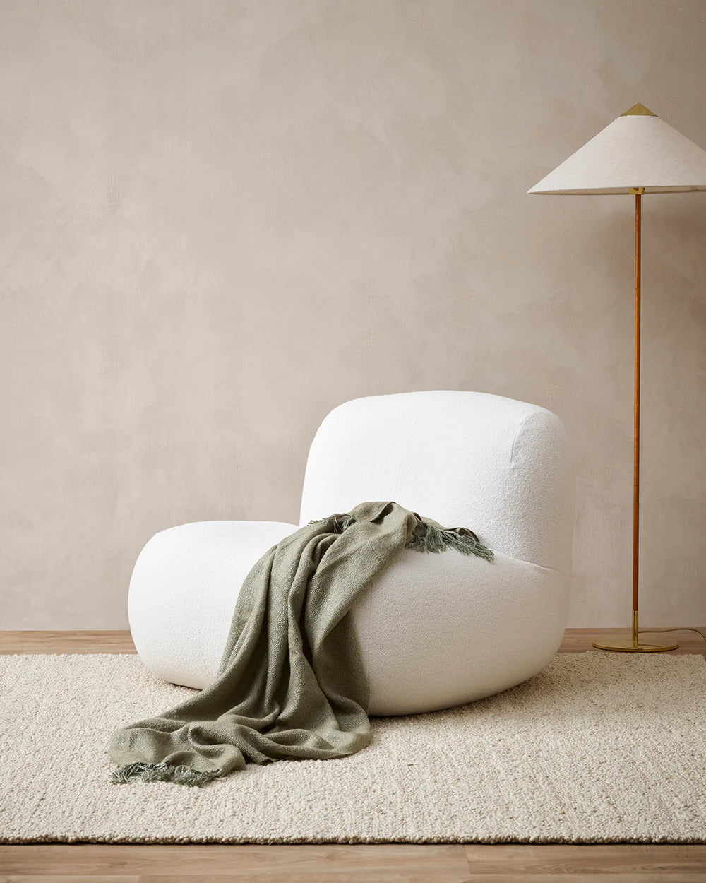 Richmond Sage Throw 125 x 150 cm
