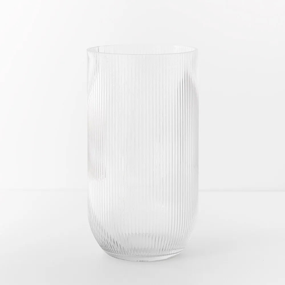 Ripple Bell Vase Clear or Smoke