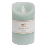 LED Battery Operated Wax Flameless Candle 13.5 cm - Sky