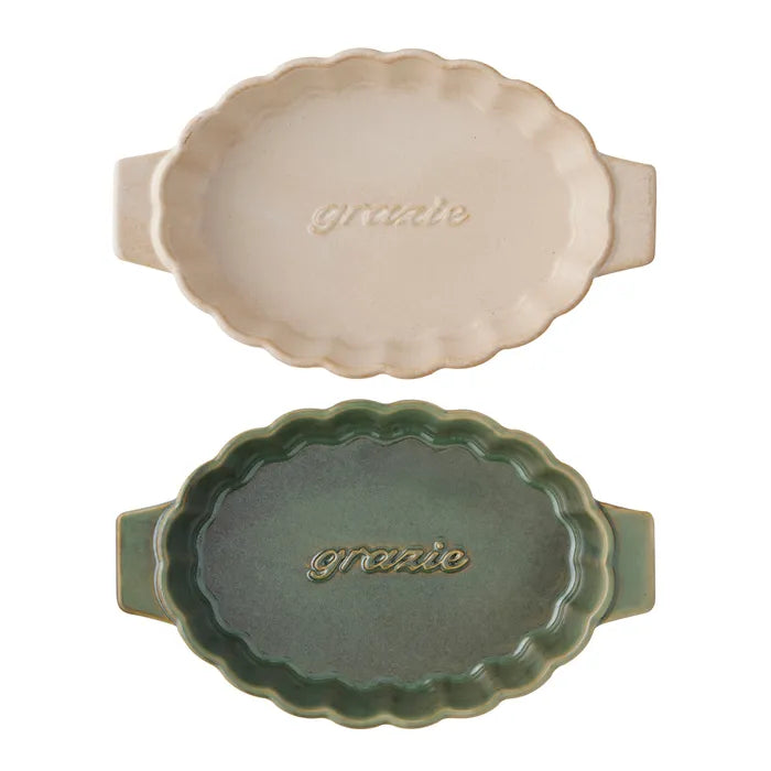 Toscana Ceramic Baker  Cream - sml