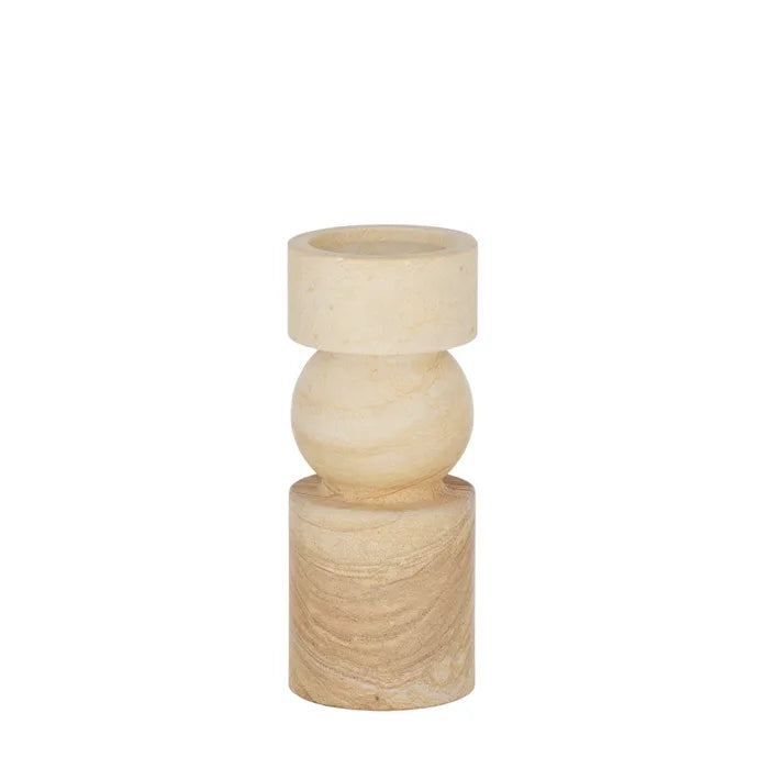 Uma Sandstone Candleholder