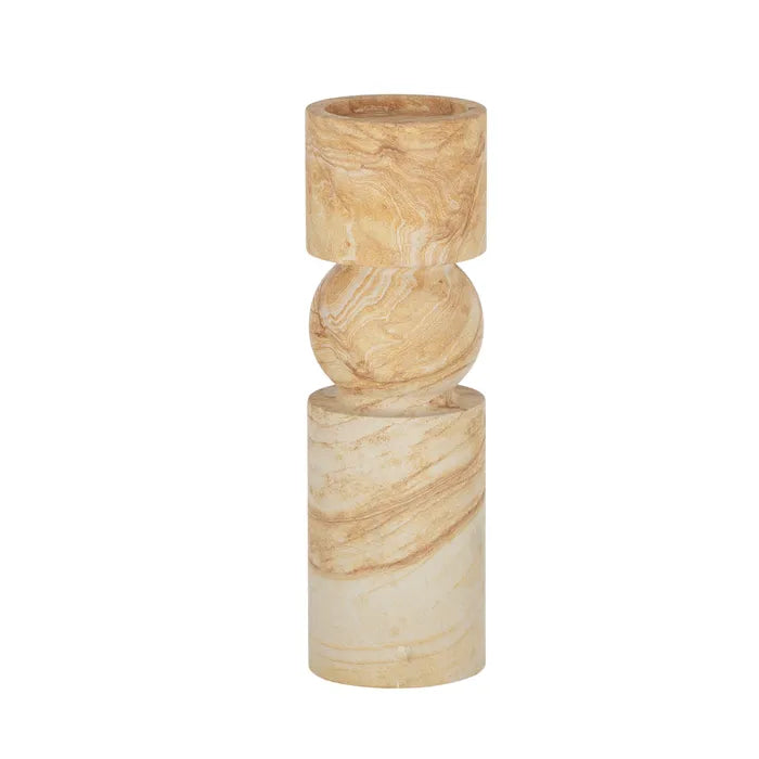 Uma Sandstone Candleholder