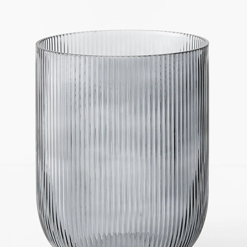 Ripple Bell Vase Clear or Smoke
