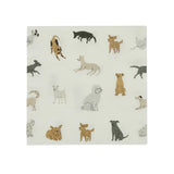 Woofers 20pk 3 Ply 33cm Napkin White-Nat