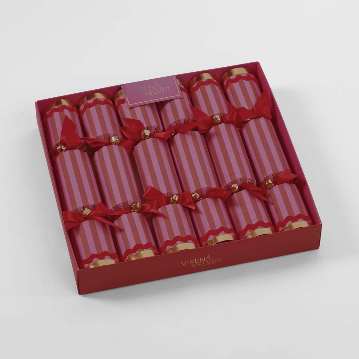 Scarlet Stripe Crackers