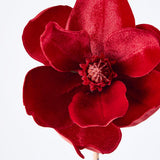 Magnolia Large Red Velver Clip On