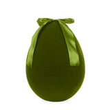 Flocked Egg with Bow Moss - XL