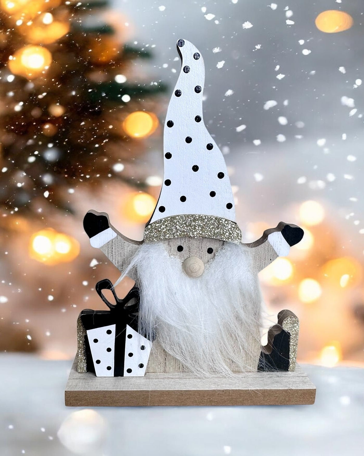 Xmas Gnome with Polka-Dots