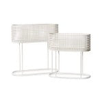 Creed Long Planter  White