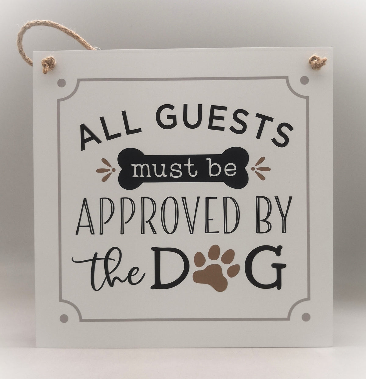 Approved by the Dog Sign