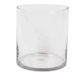 Cylinder Glass Vase  Clear