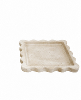 Scallop Sandstone Tray Sml