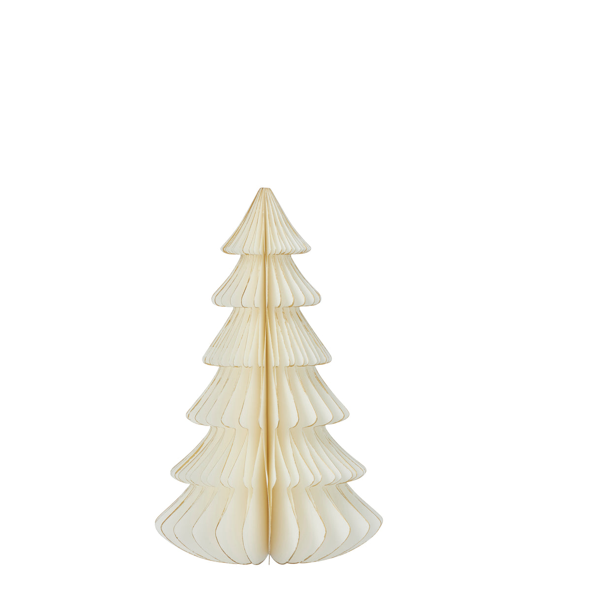 White & Gold 6 Tier Paper Tree